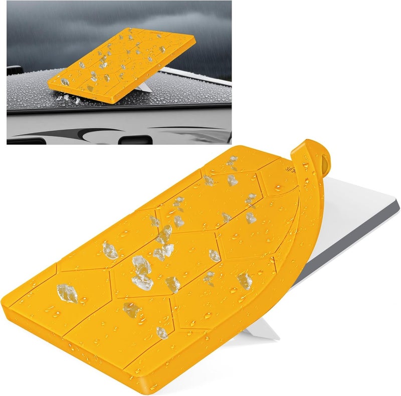 STARGEAR Starlink Mini Protective Cover Case Hailproof Liquid Silicone Protective Case for Starlink Dish Starlink Mini Accessories Waterproof Shockproof Portable for Outdoor Camping,Safety Yellow - Image 1
